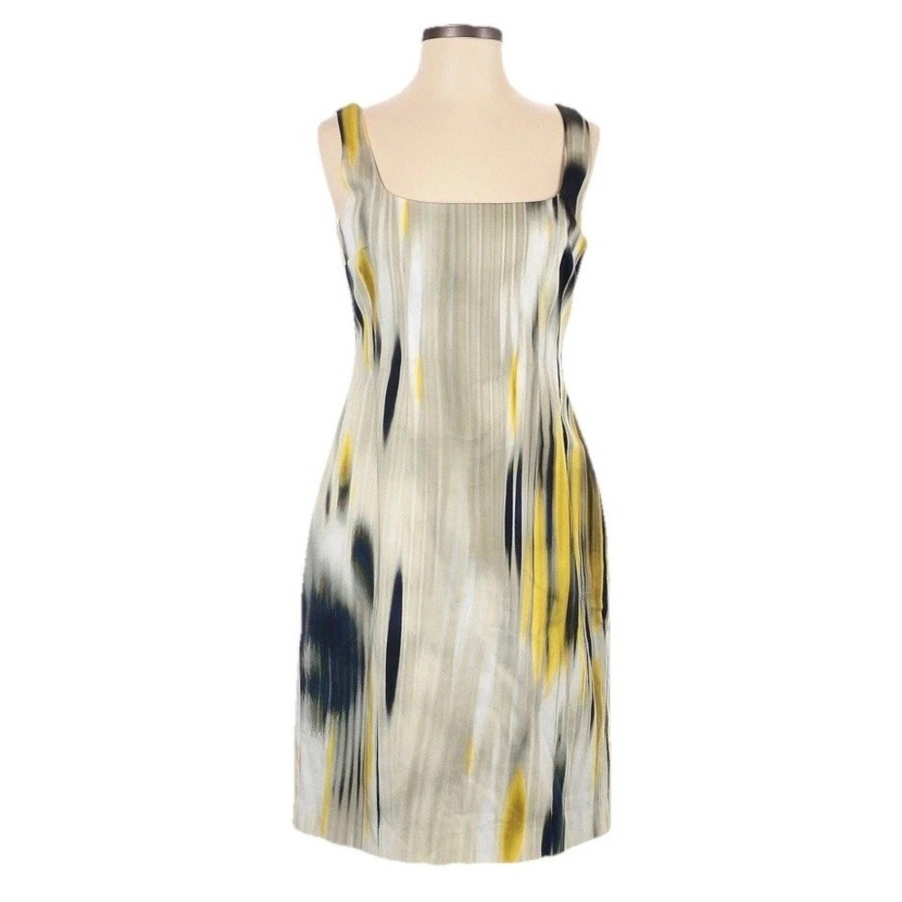 Elie Tahari for Nordstrom Women Yellow Cocktail Dress 6